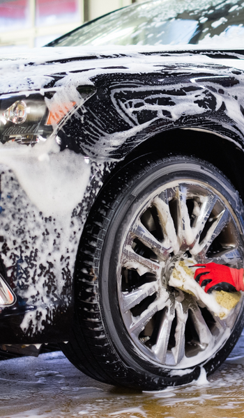tvätta bil